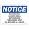 Signmission OSHA Notice Sign, 5" Height, 7" Width, Restricted Access Area Authorized Personnel Sign, Landscape OS-NS-D-57-L-18060 - alternate 1